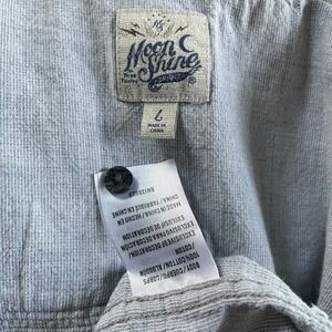 Men's‎ L Moonshine Spirit Men's Haystack Solid Short Sleeve Snap Western Cowboy